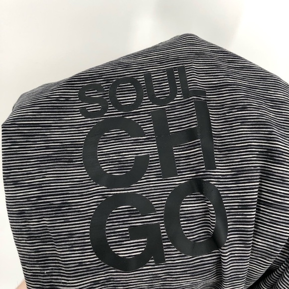 LULULEMON Run: Inspire Crop Legging Soulcycle Chicago Stretch Active Pant Stripe - Picture 9 of 9